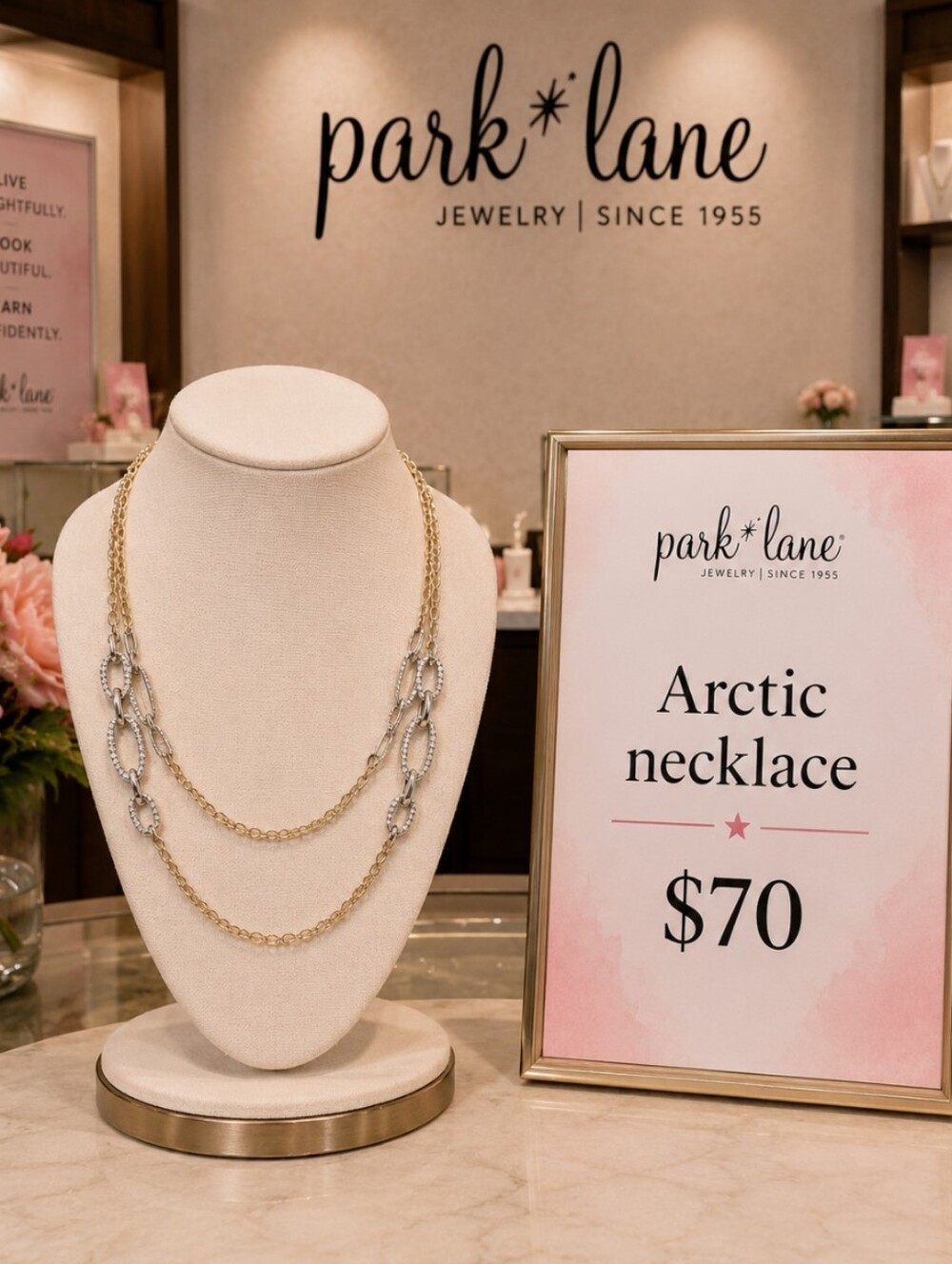 Park Lane Arctic Necklace, 2 in 1...2 separate necklaces Sparkle Box Exclusive